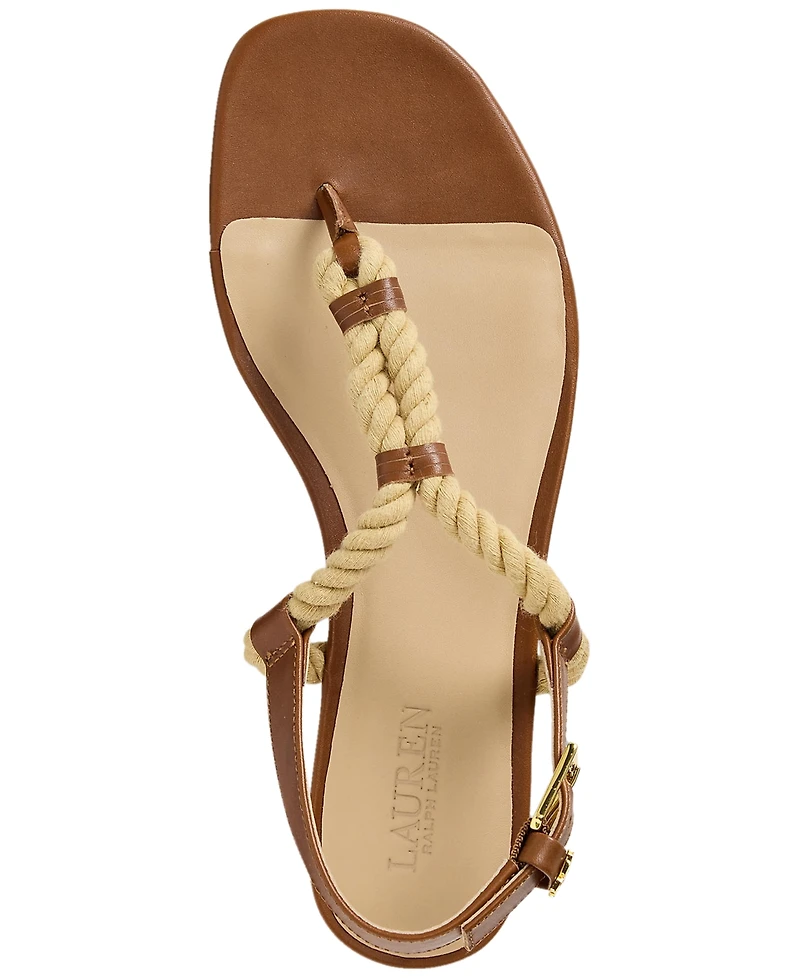 Lauren Ralph Lauren Women's Everly Thong Flat Sandals