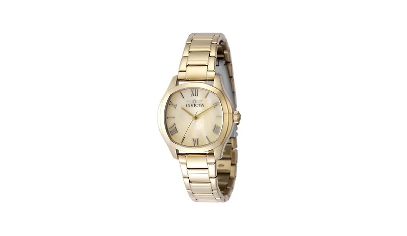 Invicta Women's 48235 Wildflower Quartz 3 Hand Gold Dial Watch