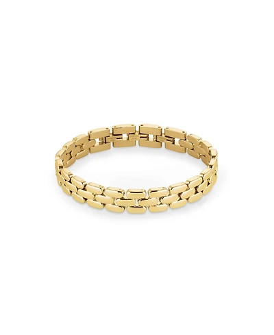 Rosefield Legacy Bracelet In 14K Yellow Gold Plated Stainless Steel