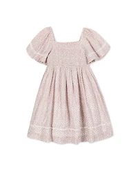 Hope & Henry Toddler Girls Smocked Bell Sleeve Dress