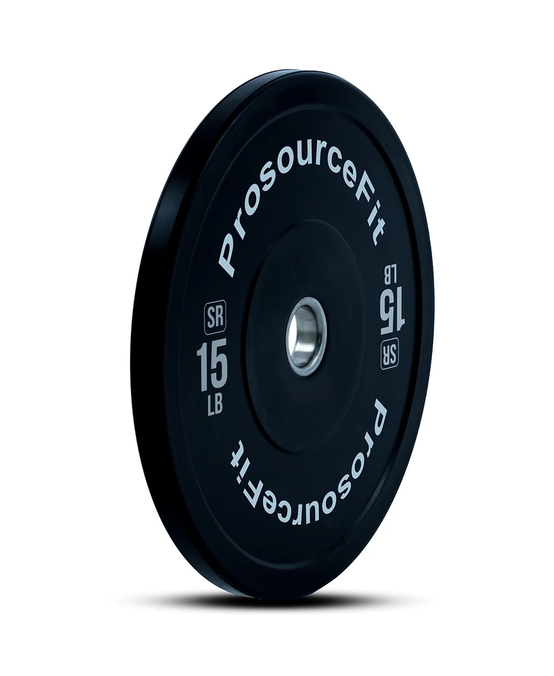 ProsourceFit Solid Rubber Bumper Plate