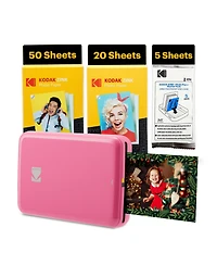 Kodak Step Mobile Instant Photo Printer 2x3", & Zink Photo Paper (75 Sheets) Bundle