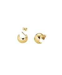 Rosefield Wide Hoops In 14K Yellow Gold Plated Stainless Steel