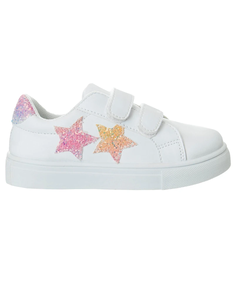 Kensie Girl Toddler Glittery Casual Sneakers