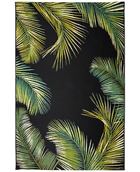 Liora Manne' Marina Palm Border 6'6"x9'4" Area Rug