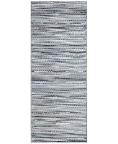 Liora Manne' Miranda Tweed Stripe 1'11"x4'11" Runner Area Rug