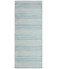 Liora Manne' Miranda Tweed Stripe 1'11"x4'11" Runner Area Rug