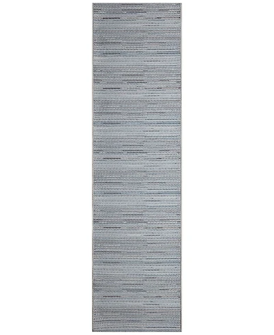 Liora Manne' Miranda Tweed Stripe 1'11"x7'6" Runner Area Rug