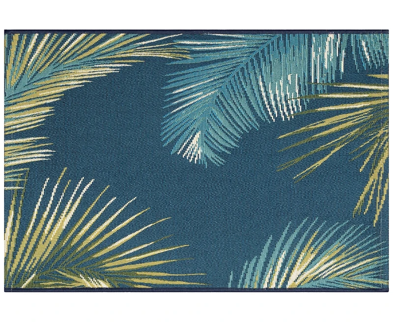 Liora Manne' Esencia Palm Border 1'11"x4'11" Runner Area Rug