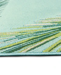Liora Manne' Marina Palm Border 7'10"x9'10" Area Rug