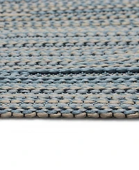Liora Manne' Miranda Tweed Stripe 1'11"x4'11" Runner Area Rug