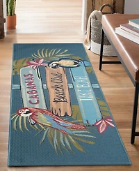 Liora Manne' Esencia Summer Signs 1'11"x4'11" Runner Area Rug
