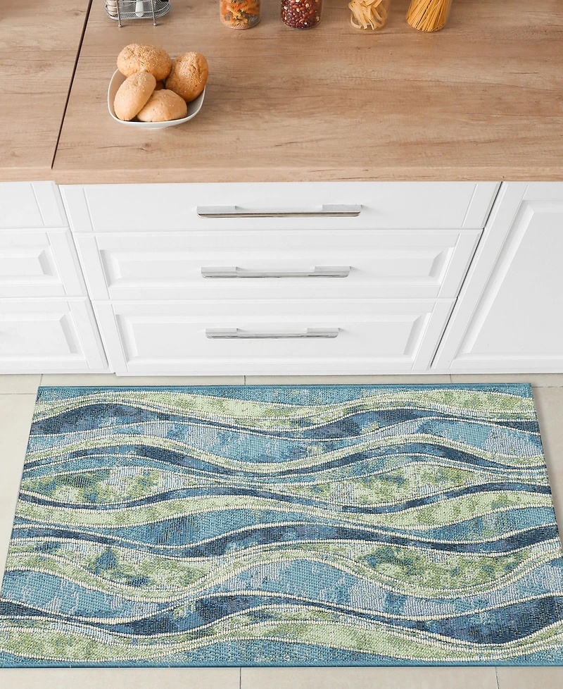 Liora Manne' Esencia Wave 2'x2'10" Area Rug
