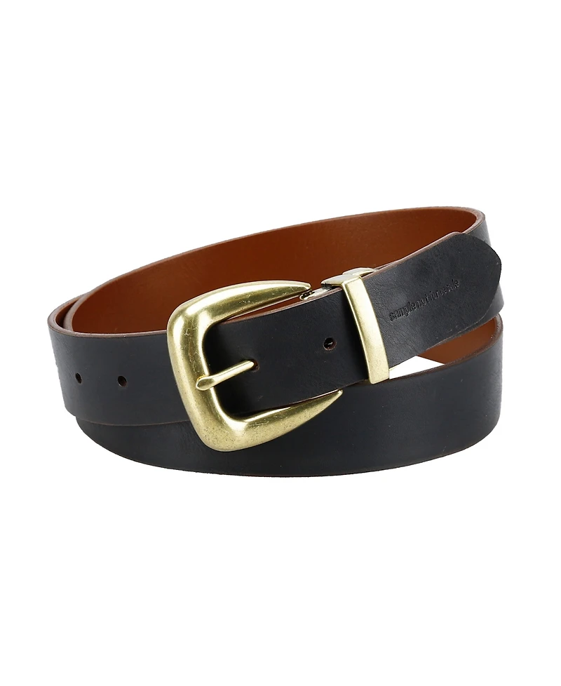 Levi's Women's Reversible Western-Style Buckle Leather Belt