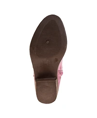 Kensie Girl Little Kids and Big Metallic Cowgirl Boots