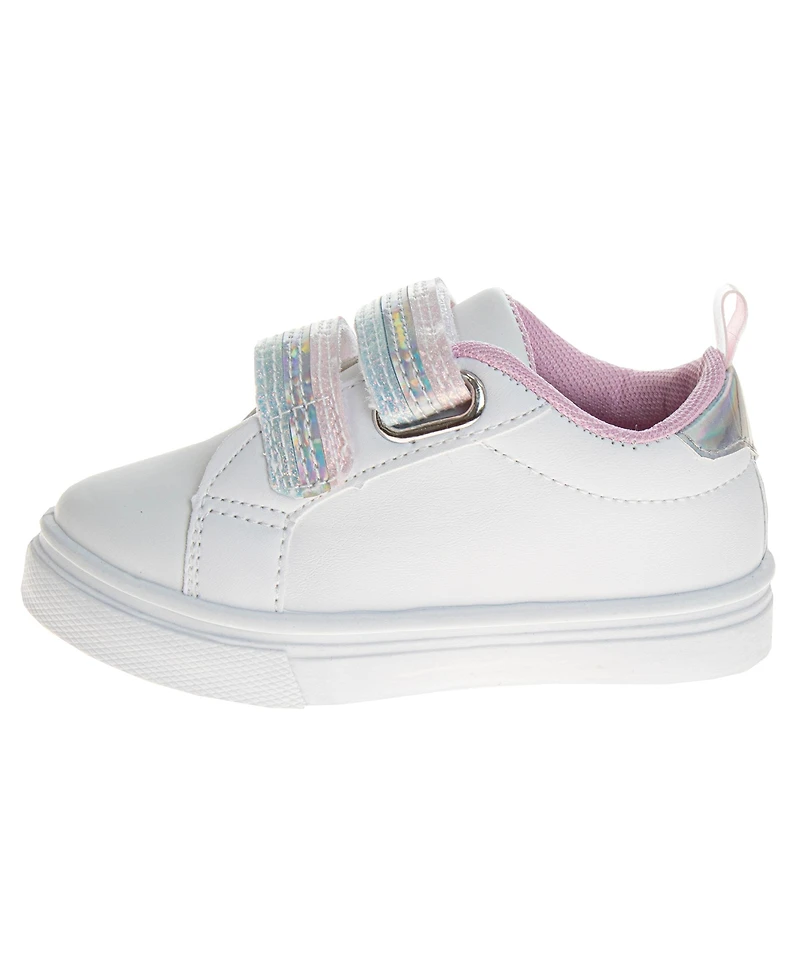 Laura Ashley Toddler Girls Hook and Loop Sneakers