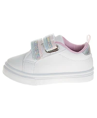Laura Ashley Toddler Girls Hook and Loop Sneakers