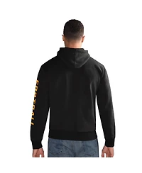 Starter Men's Heather Gray Pittsburgh Steelers Vintage Pullover Hoodie