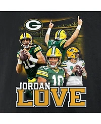 Fanatics Jordan Men's Love Black Green Bay Packers Notorious Player Graphic T-Shirt