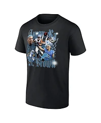 Fanatics Men's Amon-Ra St. Brown Black Detroit Lions Notorious Player Graphic T-Shirt