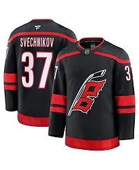 Fanatics Men's Andrei Svechnikov Black Carolina Hurricanes Home Premium Jersey