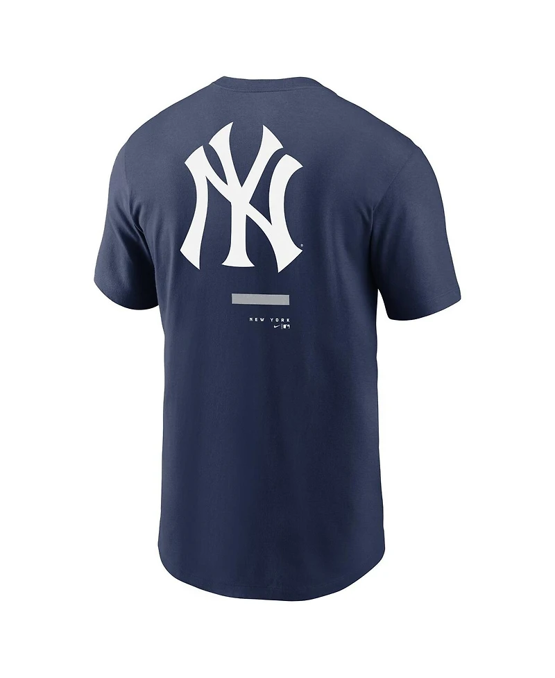 Nike Men's Navy New York Yankees Over the Shoulder T-Shirt