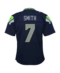 Nike Big Boys and Girls Geno Smith Navy Seattle Seahawks Game Jersey