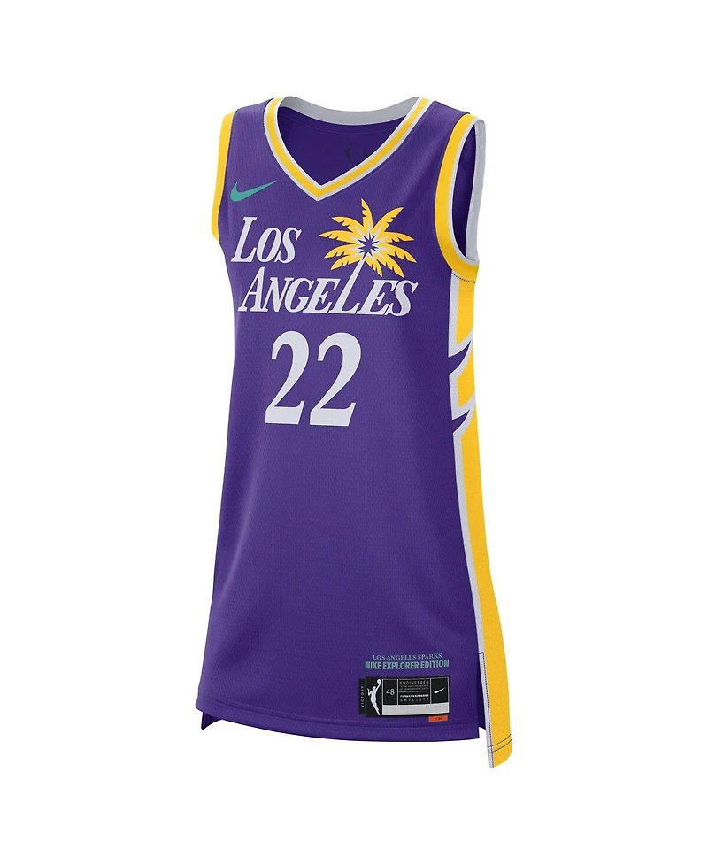 Nike Men's and Women's Cameron Brink Purple Los Angeles Sparks 2024 Wnba Draft Explorer Jersey