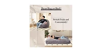 The Pop Home Giant Bean Bag Chair Bed,Comfortable Sofa for Bedroom, Living Room, Office-The