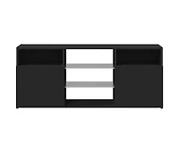 Tv Stand with Led Lights Black 47.2"x11.8"x19.7"