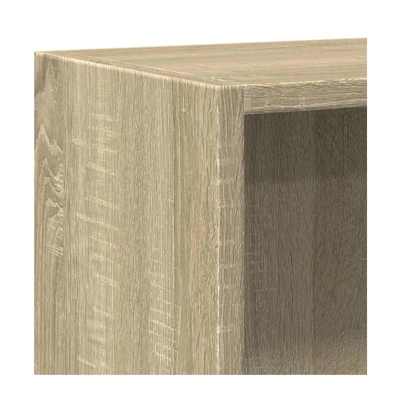 Bookshelf Sonoma Oak 15.7"x9.4"x29.5" Engineered Wood