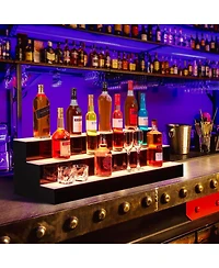 gaomon Led Wine Display Rack Acrylic Wine Rack