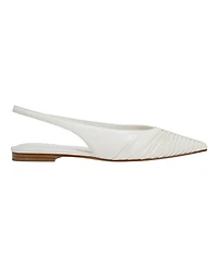 Marc Fisher Ltd Women's Dalatee Ruched Slingback Flats