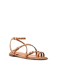 Schutz Women's Annete Round Toe Flat Sandals