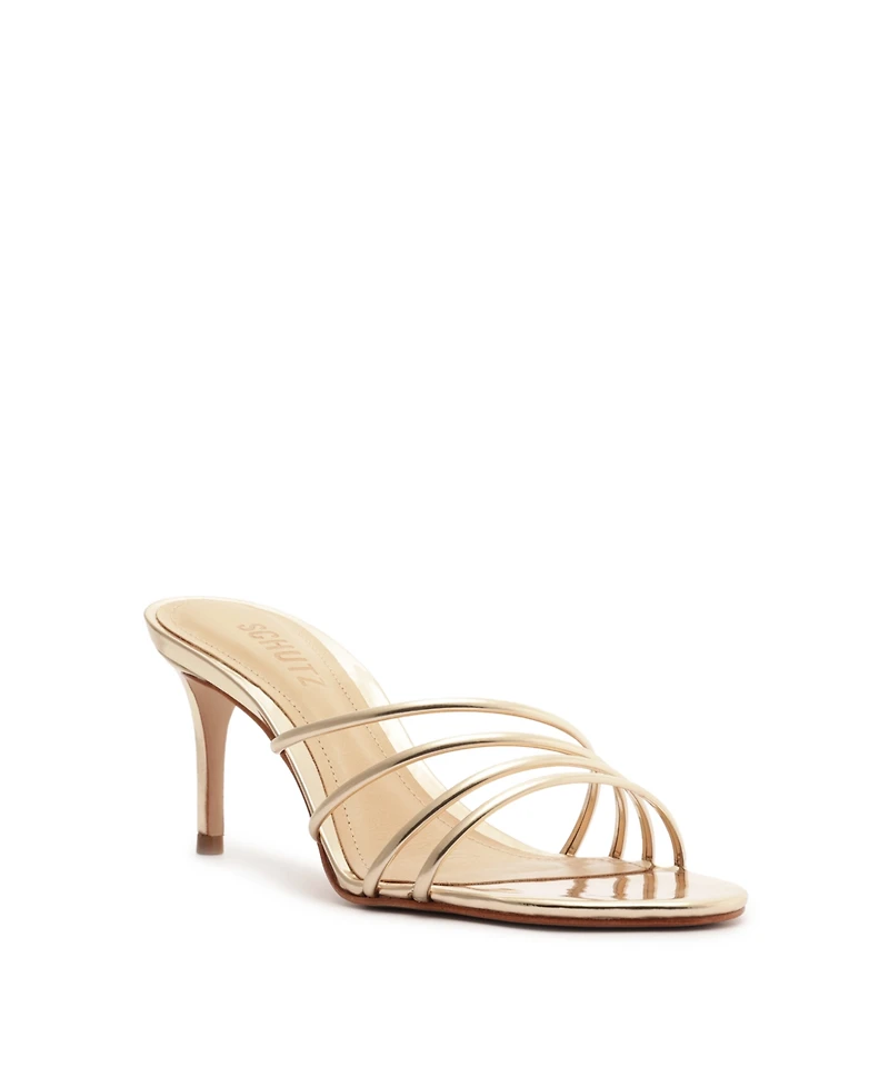 Schutz Women's Inez Kitten Heel Sandals