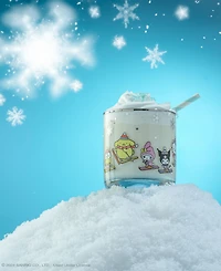 JoyJolt Hello Kitty and Friends Winter Wonderland Short Glasses, Set of 4
