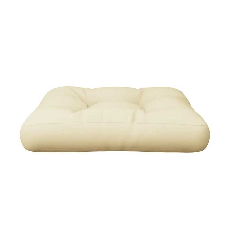 Pallet Cushion Cream 23.6"x24.2"x3.9" Fabric