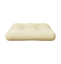 Pallet Cushion Cream 23.6"x24.2"x3.9" Fabric