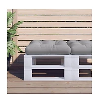 Pallet Cushion Gray Fabric