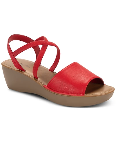Style & Co Women's Babettee Crisscross Wedge Sandals, Exclusively at Macy's