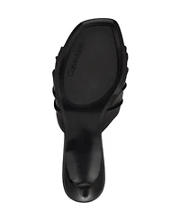 Calvin Klein Women's Imeena Slip-On Kitten Heel Sandals