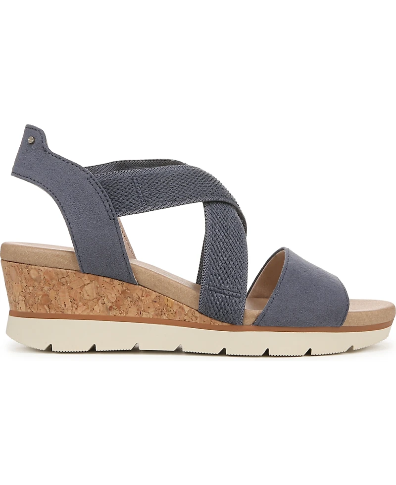 Dr. Scholl's Women's Just Cute Strappy Wedge Sandals