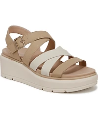 Dr. Scholl's Women's Nice Day Max Sun Strappy Platform Sandals
