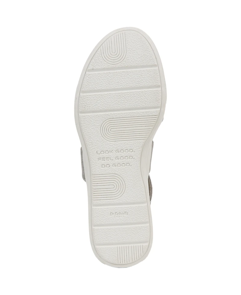 Dr. Scholl's Women's Time Off Fun Ankle Strap Wedge Sandals