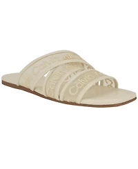 Calvin Klein Women's Bestina Strappy Logo Sandals