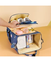 Sunveno Wide Open Frame Diaper Bag Backpack