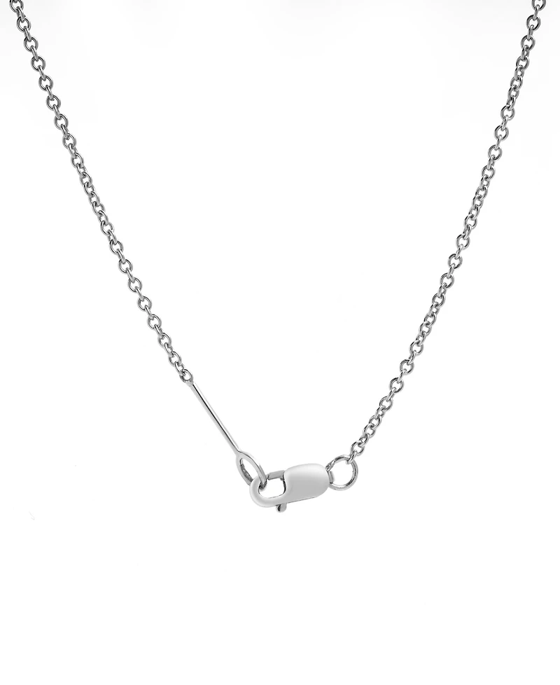 Diamond Ribbon Inspired 18" Pendant Necklace (1/2 ct. t.w.) in 14k Two-Tone Gold