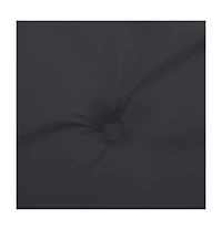 vidaXL Garden Bench Cushion Black 70.9"x19.7"x1.2" Oxford Fabric