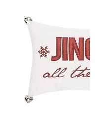 8" x 12" Jingle All The Way Small Petite Christmas Throw Pillow