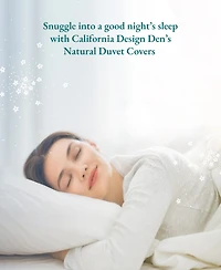 3-Piece Duvet Cover Set, Luxury 100% Cotton King Comforter with 2 Pillow Shams, Button Closure, Corner Ties by California Design Den